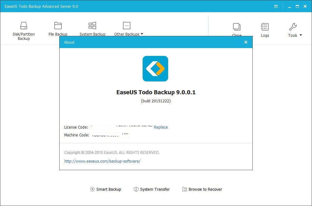EaseUS Todo Backup Advanced Server 13.6.0.0 Crack  Full License Code